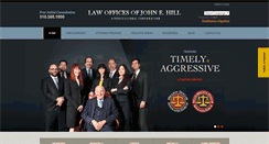 Desktop Screenshot of hill-law-offices.com