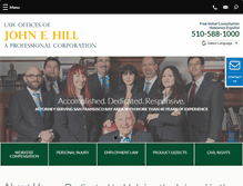 Tablet Screenshot of hill-law-offices.com